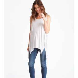 Ingrid & Isabel handkerchief maternity tank